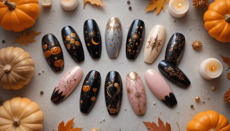 10 halloween nail designs