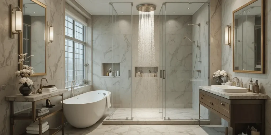 Bathroom Remodel with Walk-In Shower