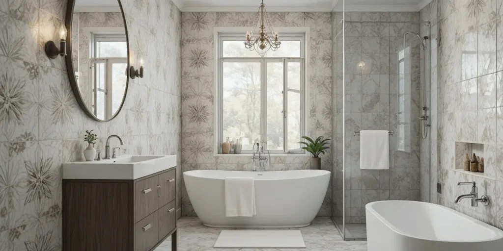 Bathroom Remodel with Statement Tiles