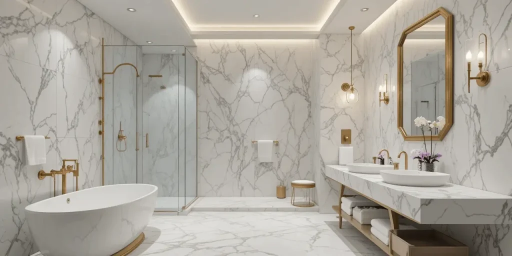 Luxury Marble Bathroom Remodel