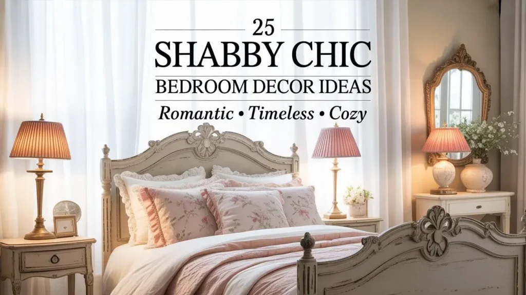 25 Shabby Chic Bedroom Decor