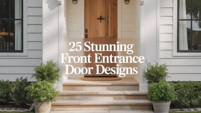 25 Stunning Front Entrance Door Designs