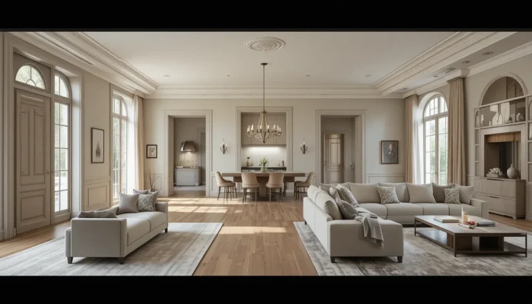 25 Interior Door Colors to Anchor an Open Plan Palette