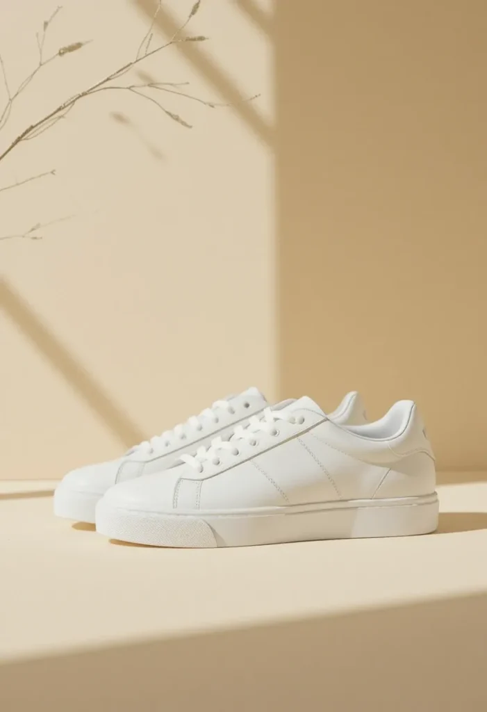 Minimalist White Sneakers