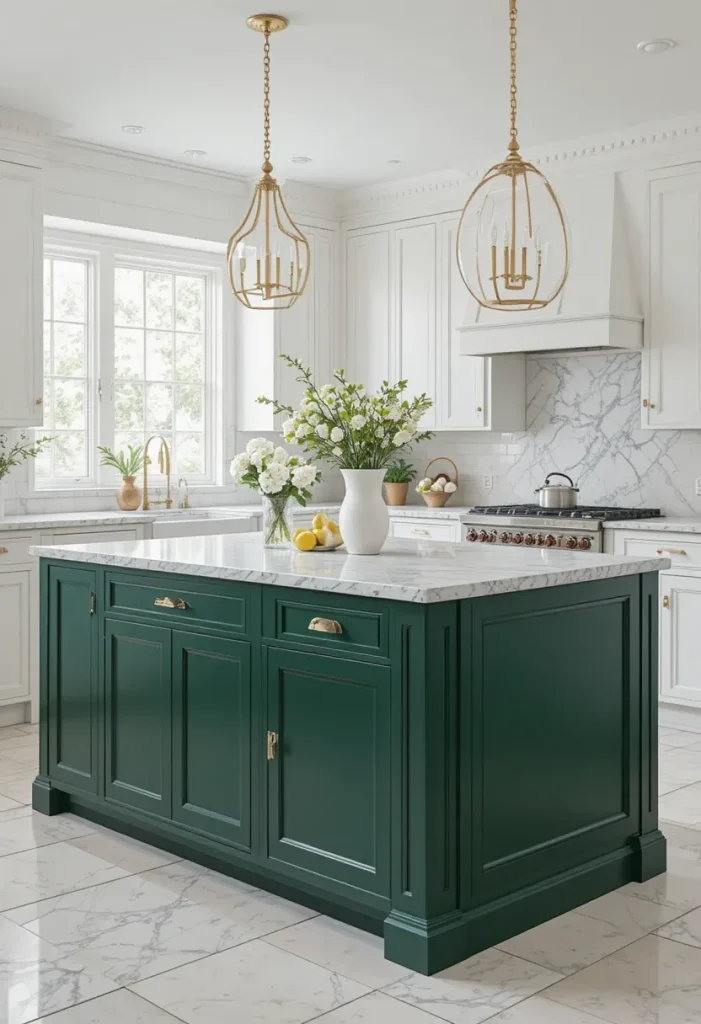Dark Green Luxury Island
