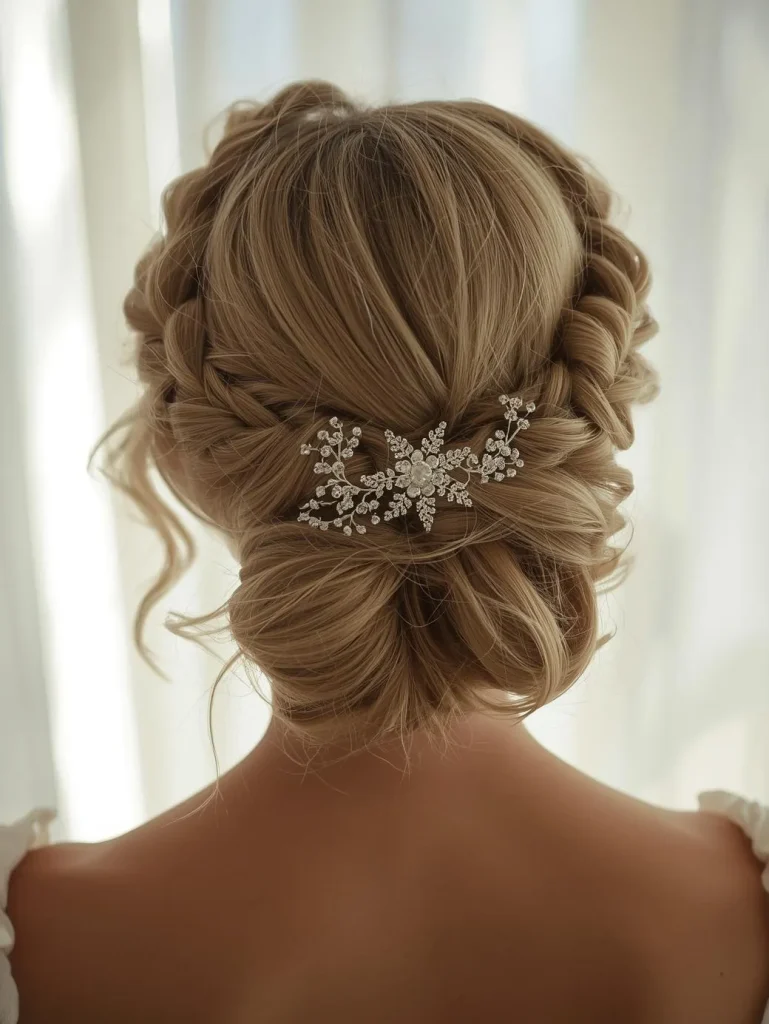 Braided Crown Updo