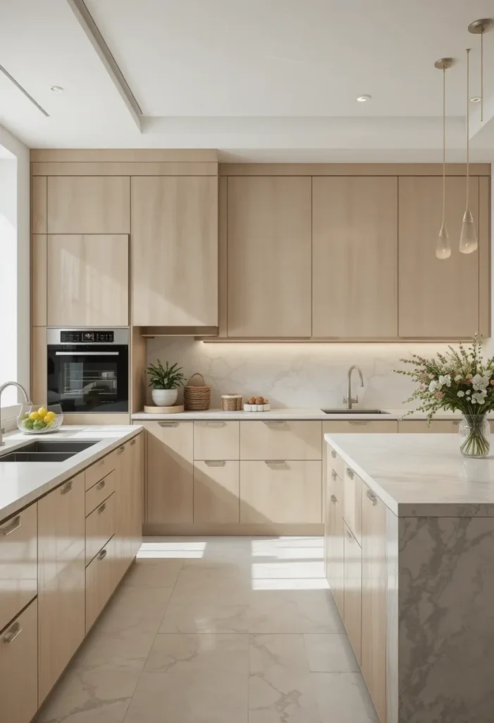 Minimalist Handleless Cabinets