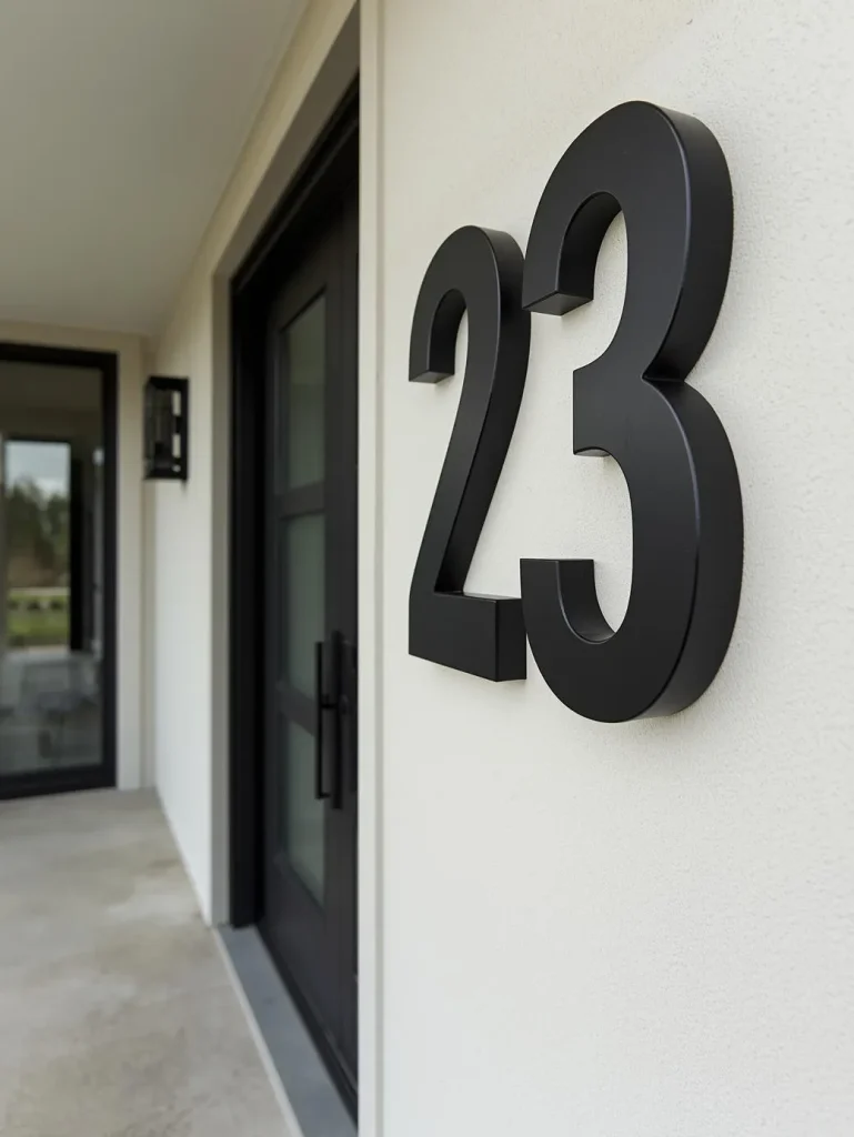Updated House Numbers and Entry Details