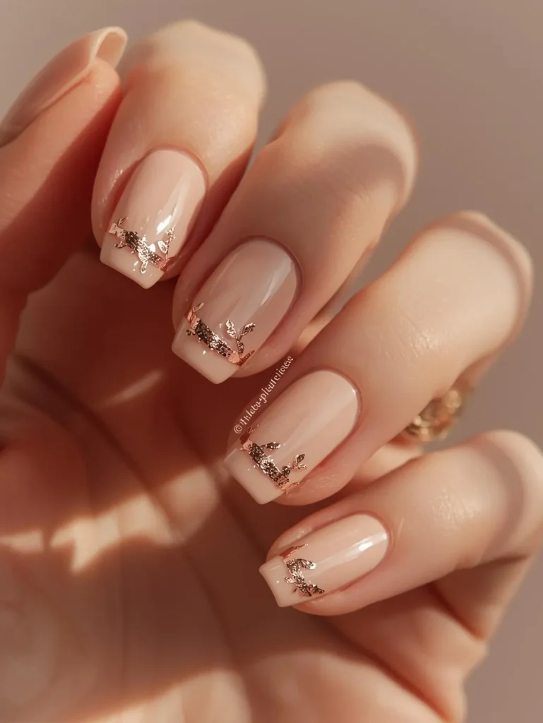 Rose Gold Foil Accents