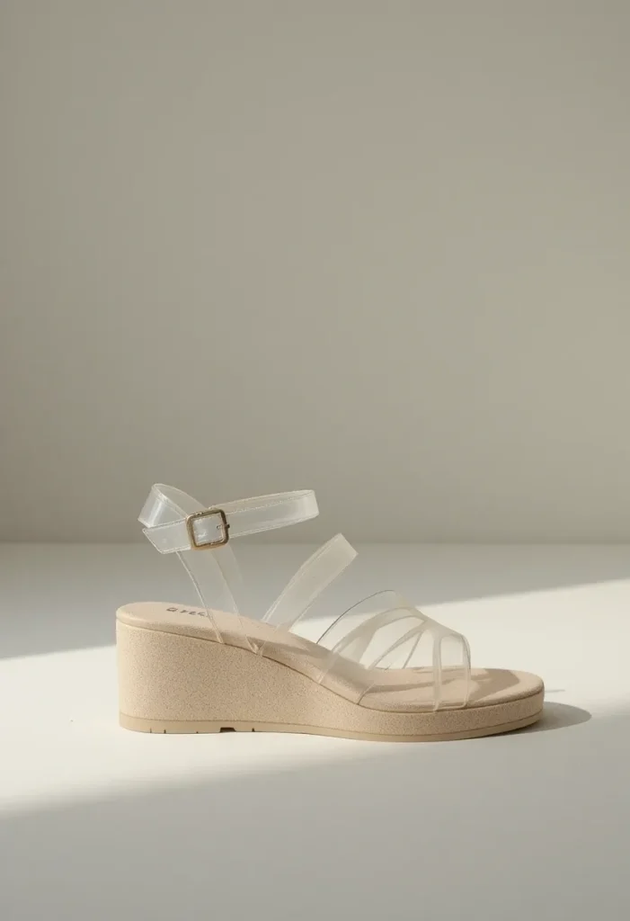Transparent Strap Sandals