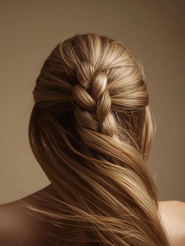 Rope Braid Half-Up