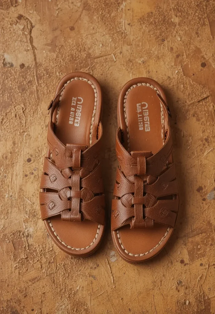 Woven Leather Sandals