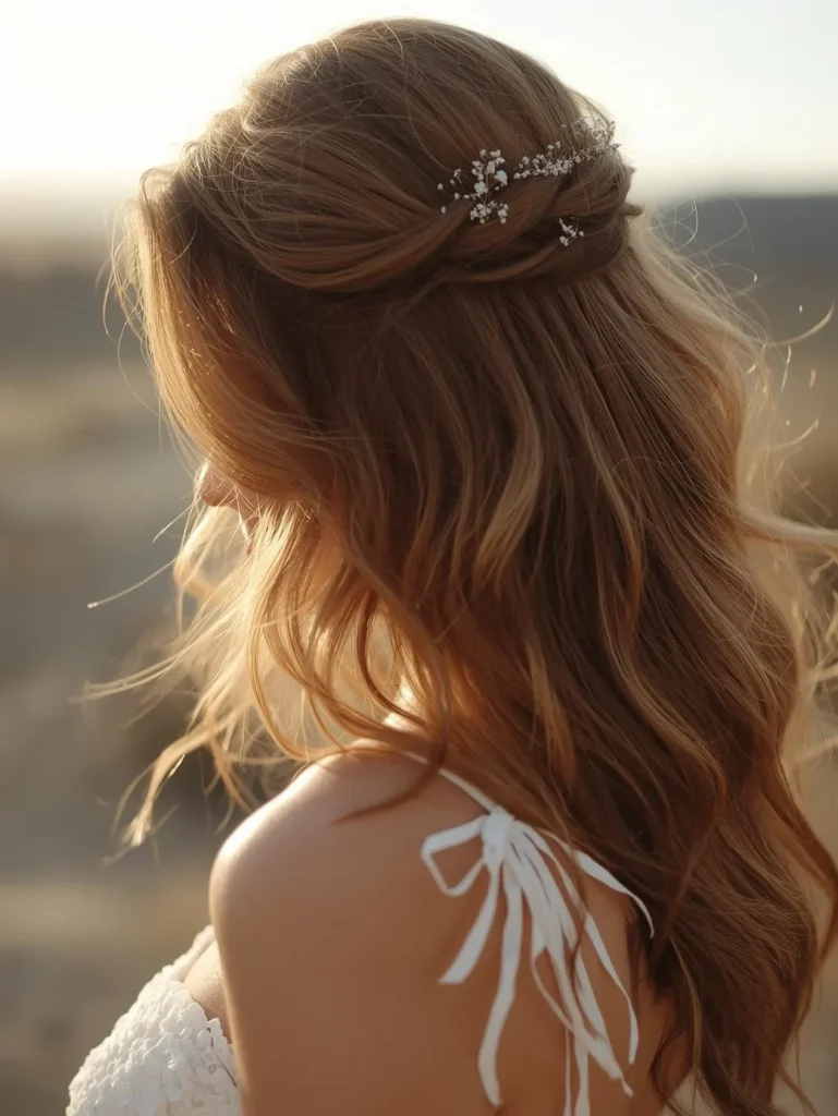 Side-Swept Half-Up