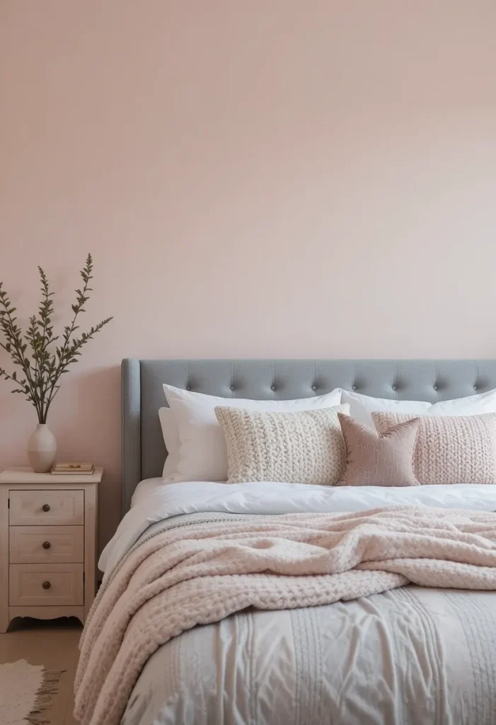 Pale Pink and Gray Contemporary Calm