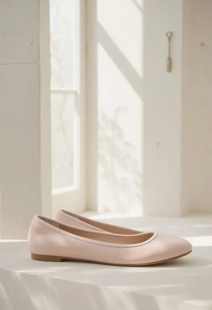 Ballet Flats with Cushioned Soles