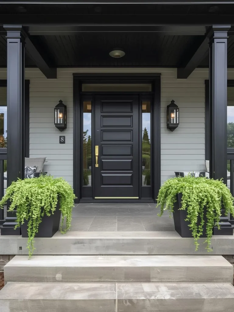 Balanced Decor on Both Sides of the Entry