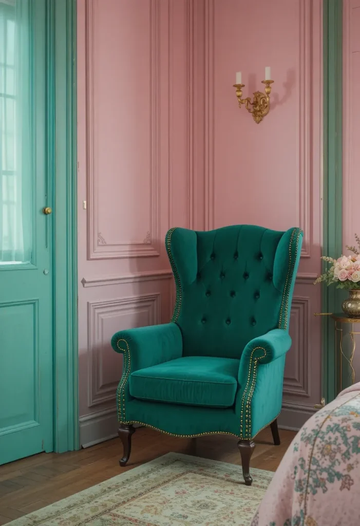 Pink and Emerald Luxe Vibes