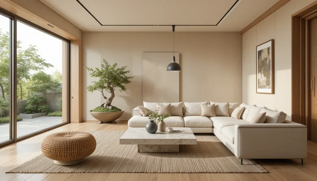 Japandi Living Room Design Ideas