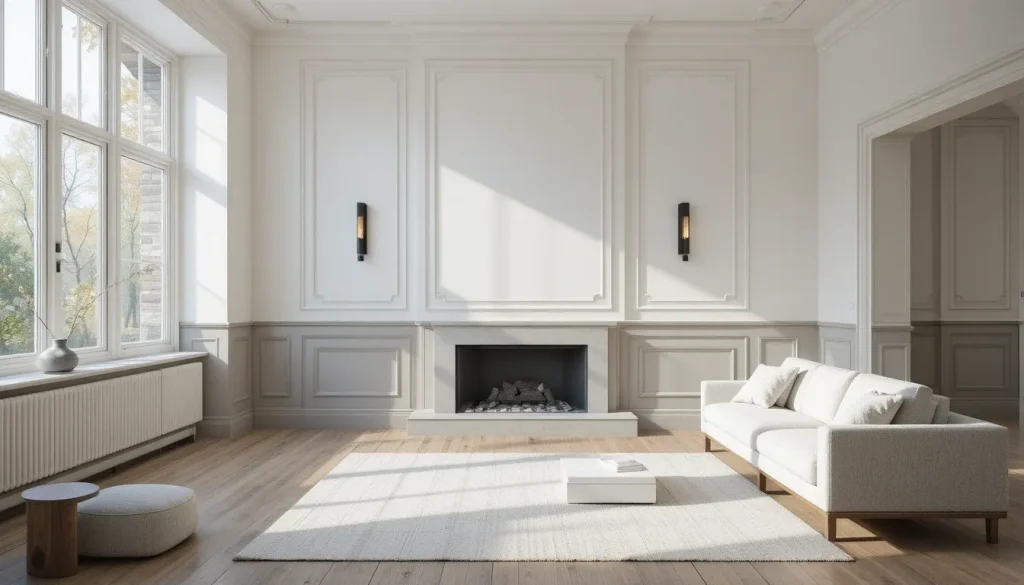 Half Paneled Wall Designs