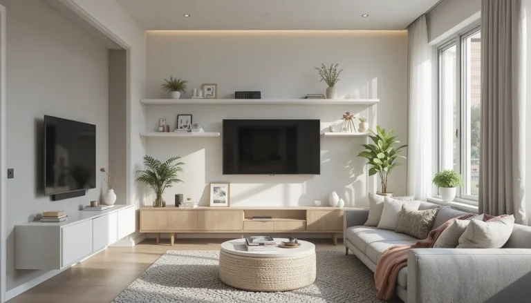 DIY Floating Shelves for Small Spaces
