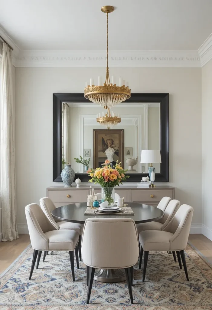 Large Statement Mirror as a Focal Point