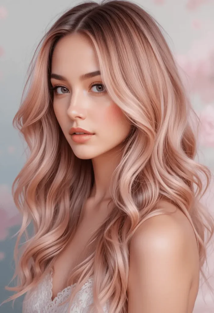 Rose Gold Balayage