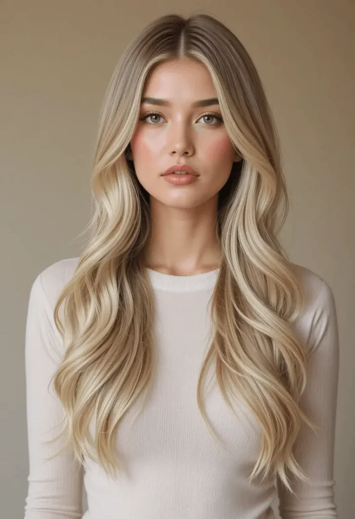 Beige Blonde Balayage