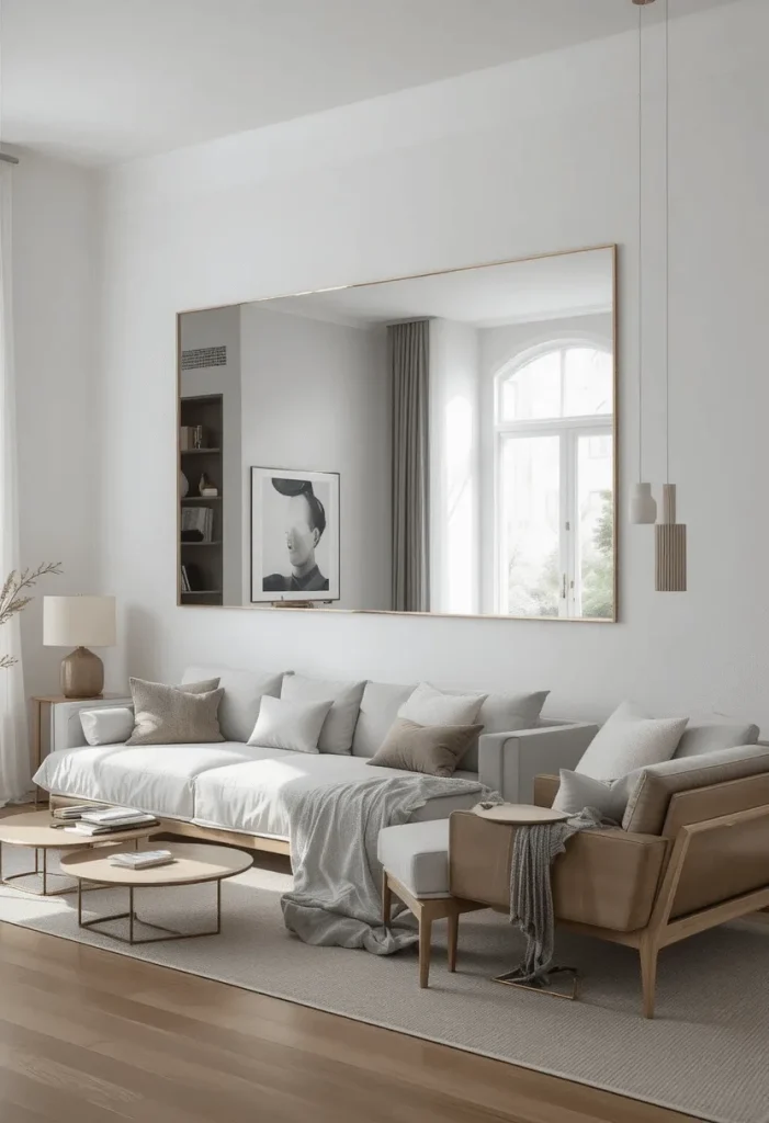 Frameless Minimalist Mirror