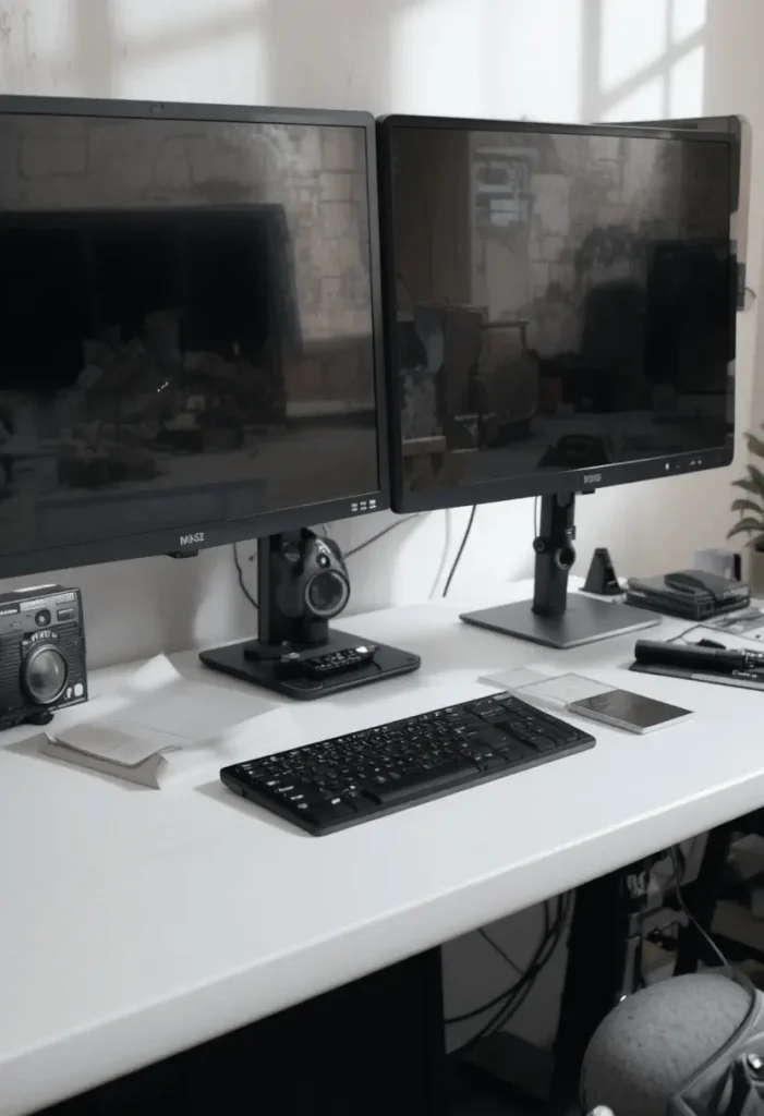 Dual Monitor Clean Setup