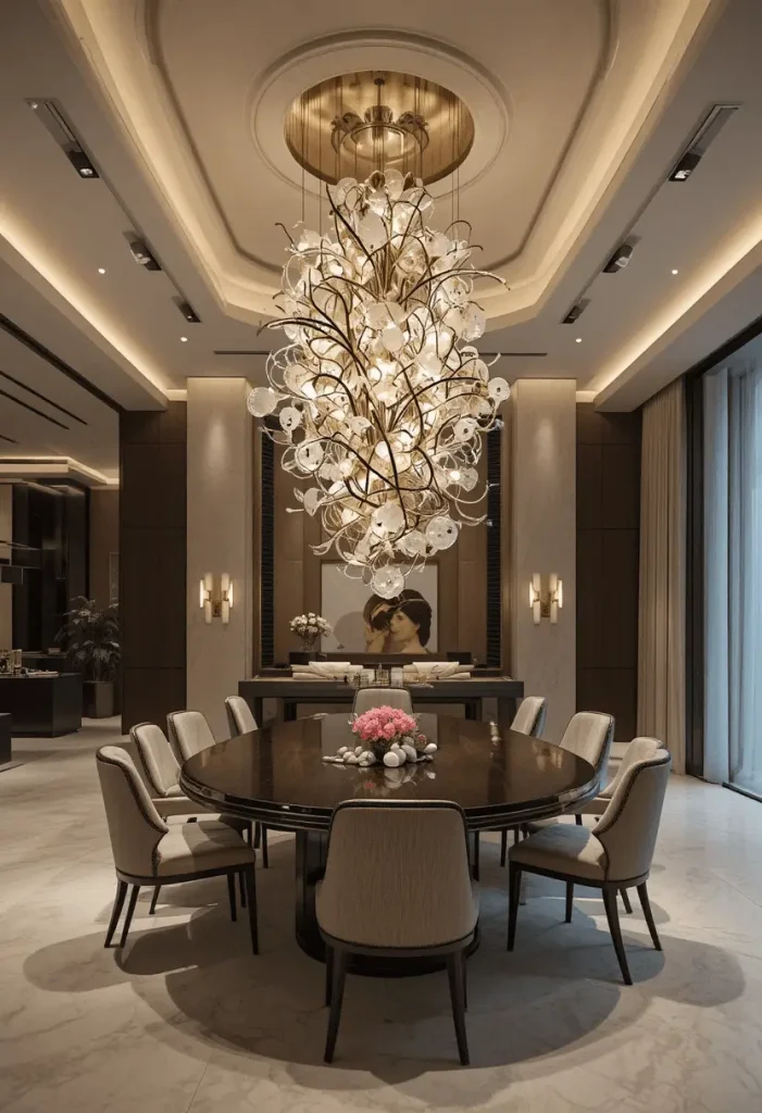 Sculptural Artistic Chandelier