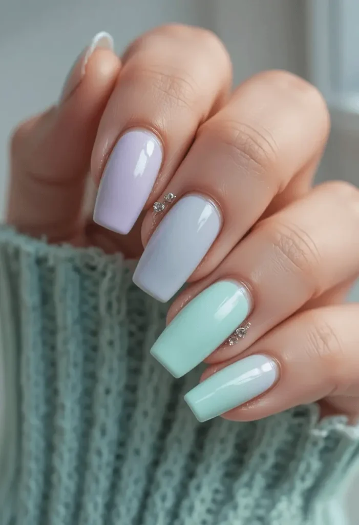 Soft Pastel Nails