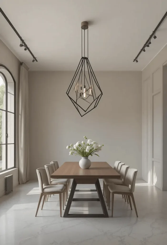 Minimalist Geometric Chandelier