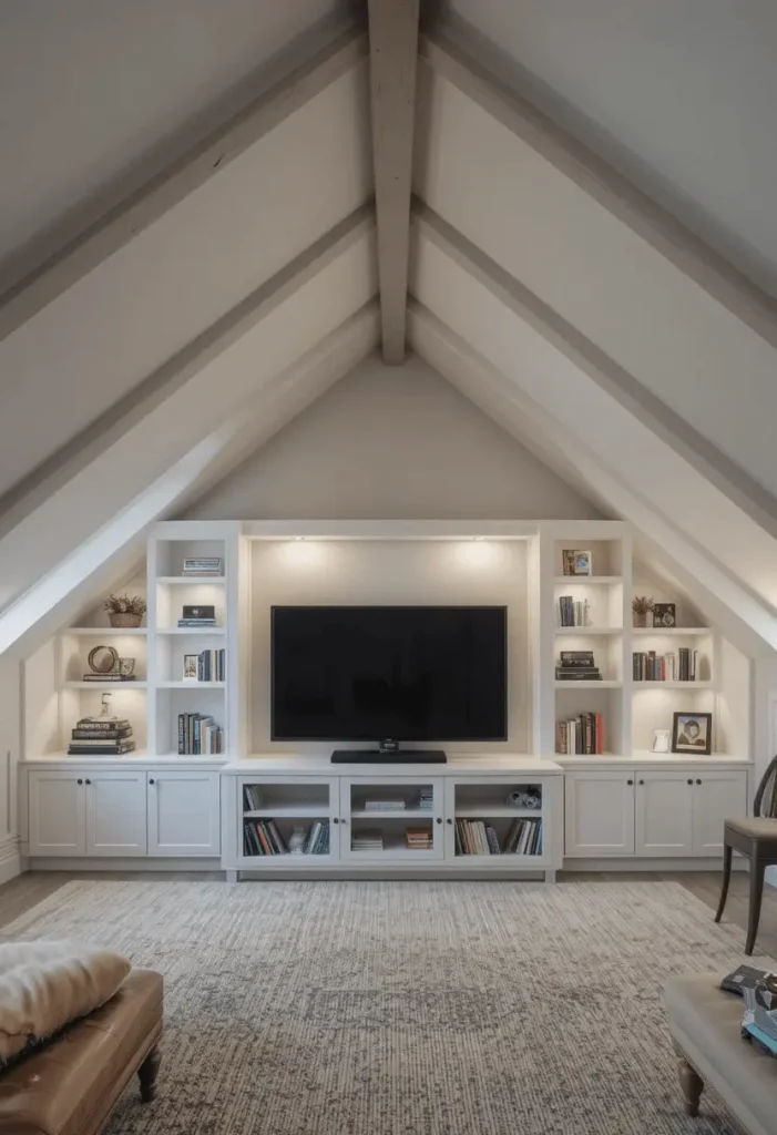 Built-In Storage Under Slopes
