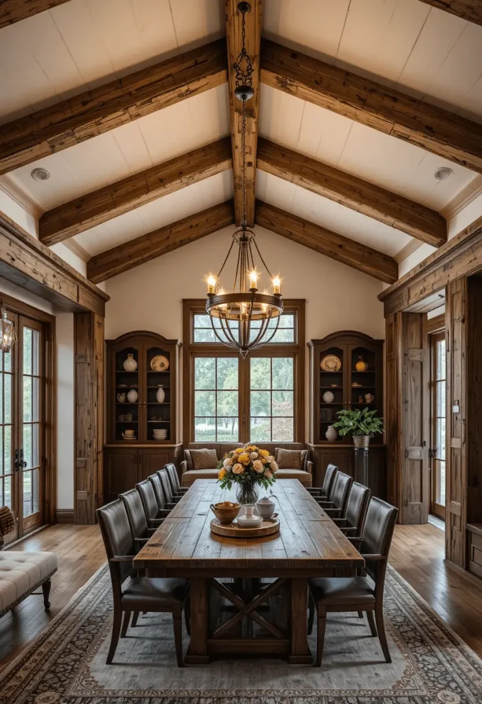 Rustic Wooden Chandelier
