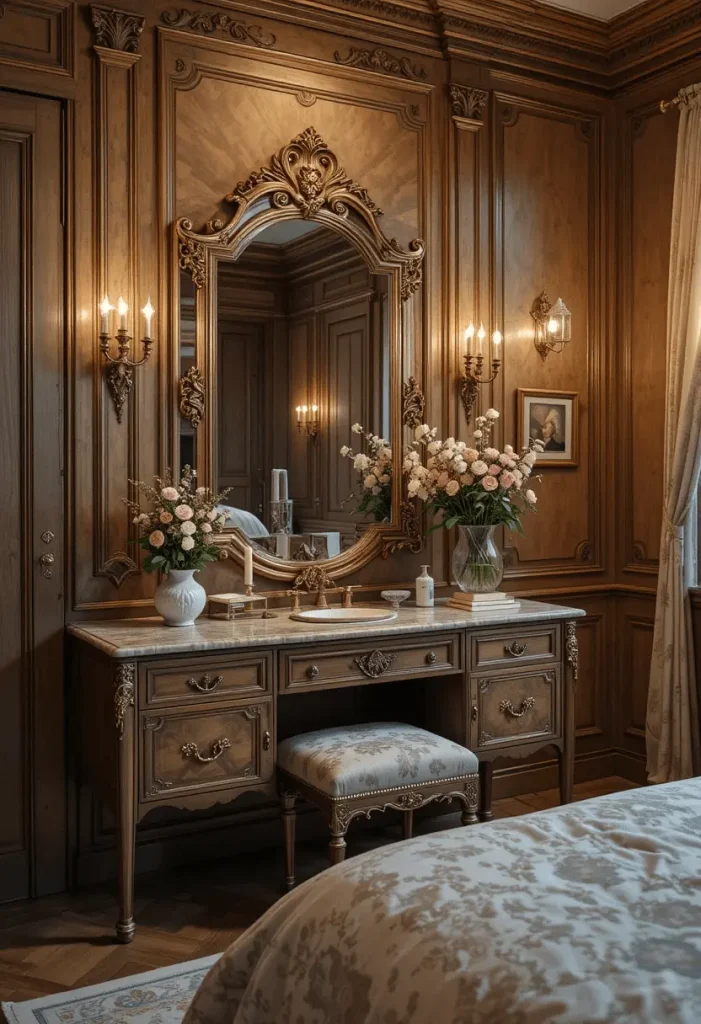 Vintage-Inspired Vanity