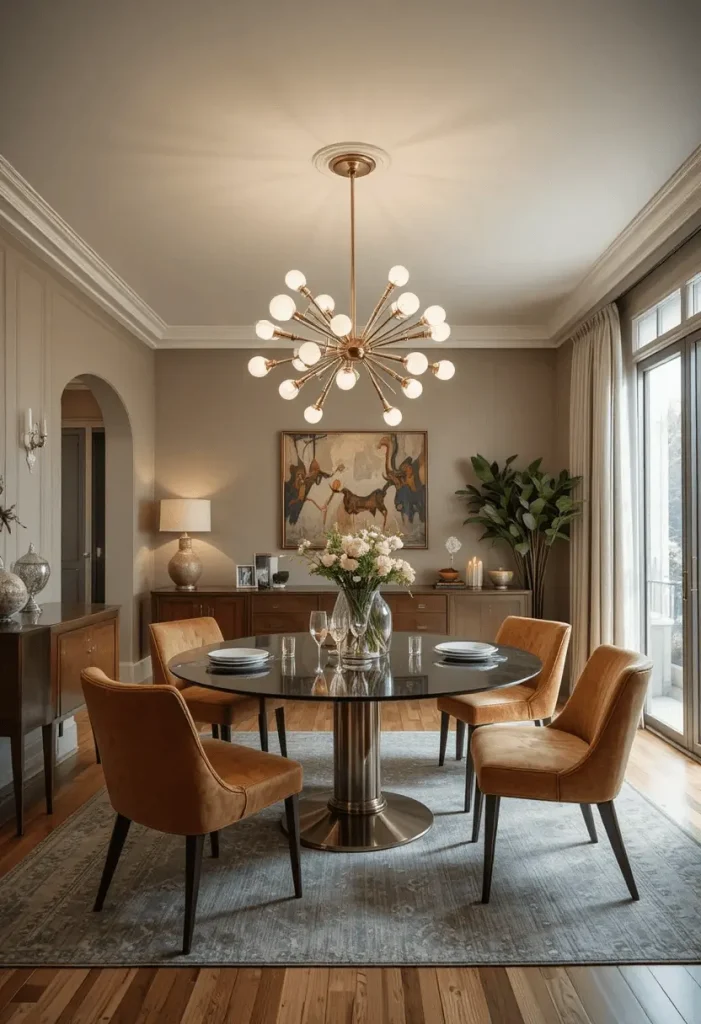 Sputnik Style Chandelier