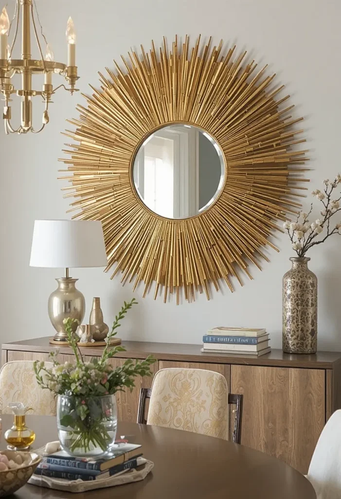 Sunburst Mirror for Artistic Flair