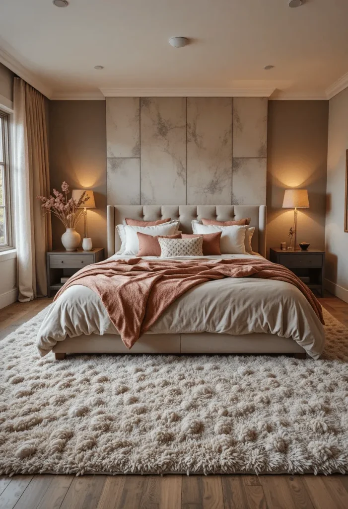 Soft Textured Rugs and Fabrics