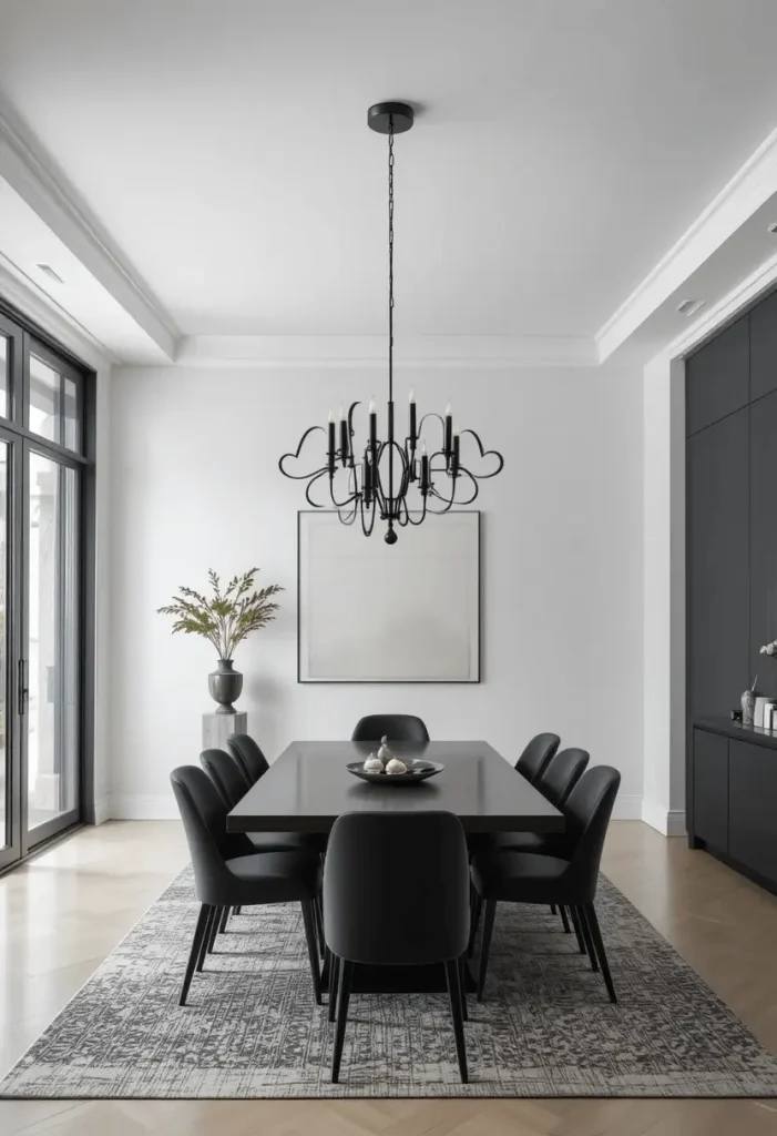 Black Metal Chandelier