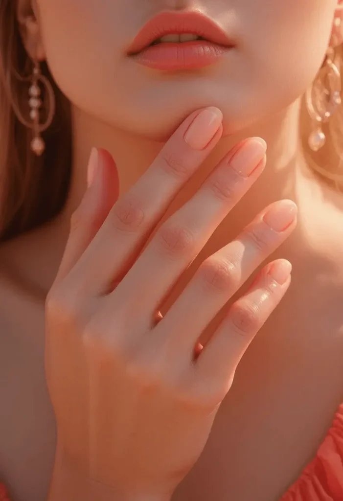 Coral Peach Glow