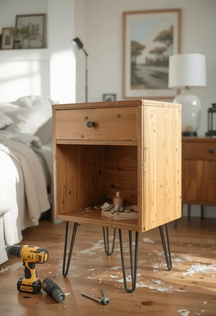 Add Hairpin Legs to Old Furniture