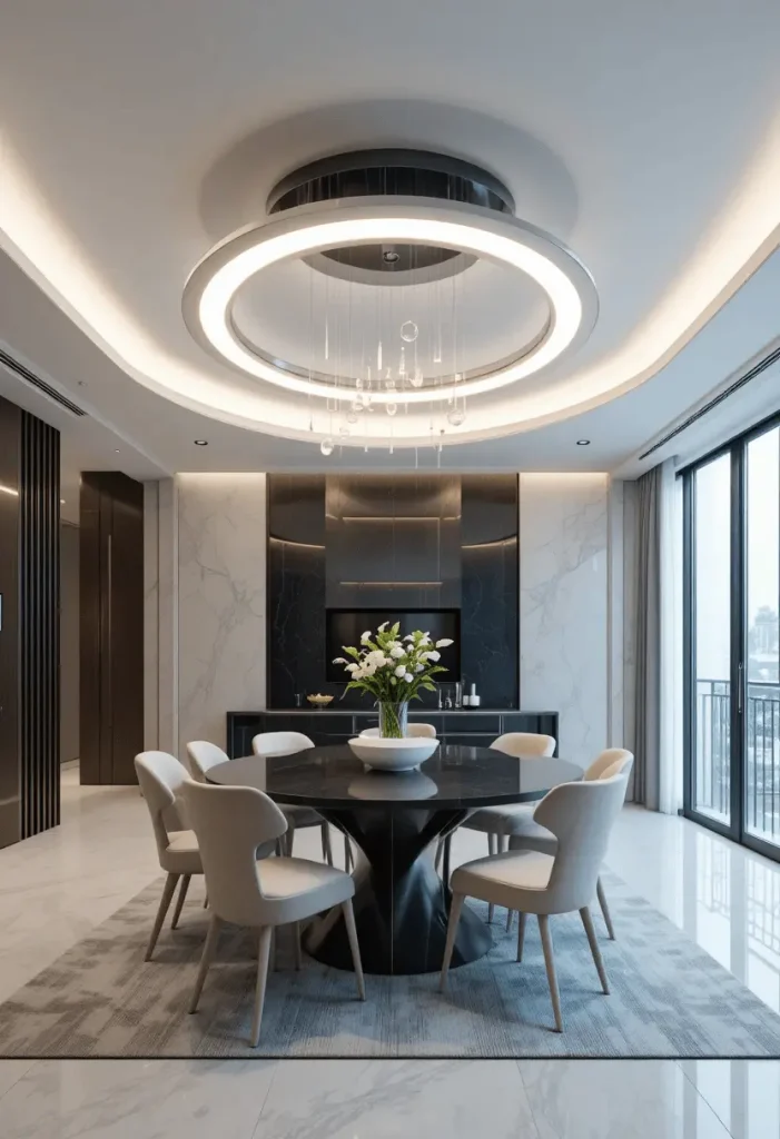 LED Ring Chandelier