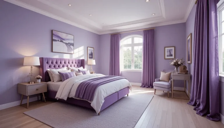 purple bedroom ideas