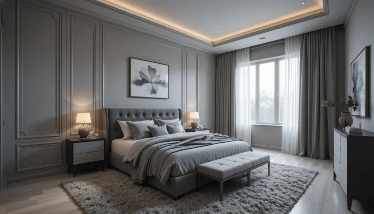 Elegant Grey Bedroom Ideas