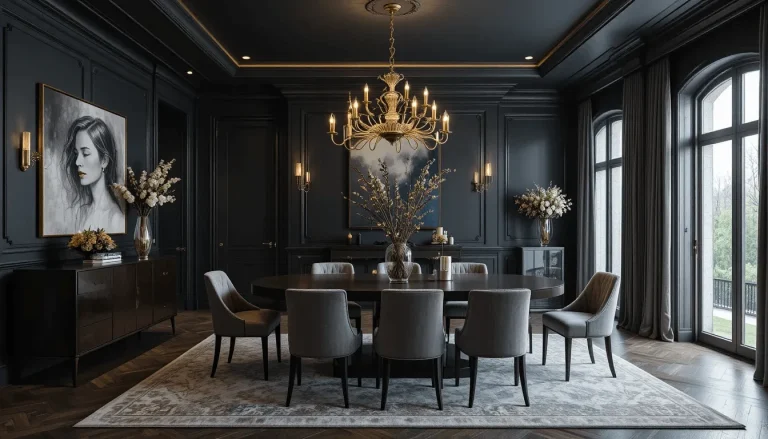 Modern Moody Dining Room Ideas