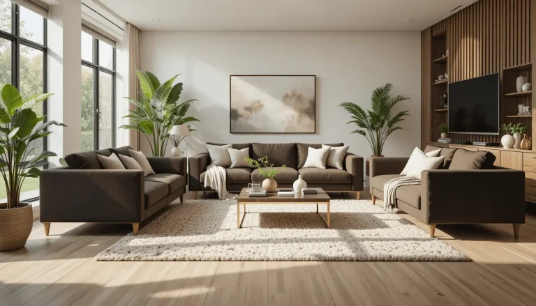 Dark Brown Couch Living Room Ideas