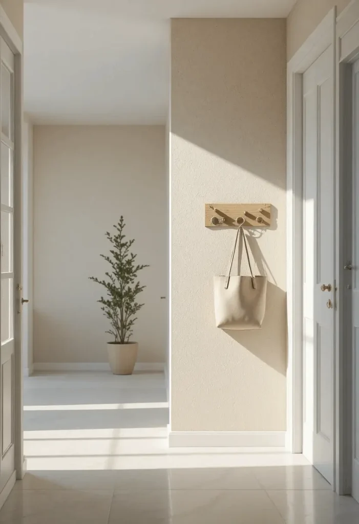 Minimal Wooden Wall Key Holder