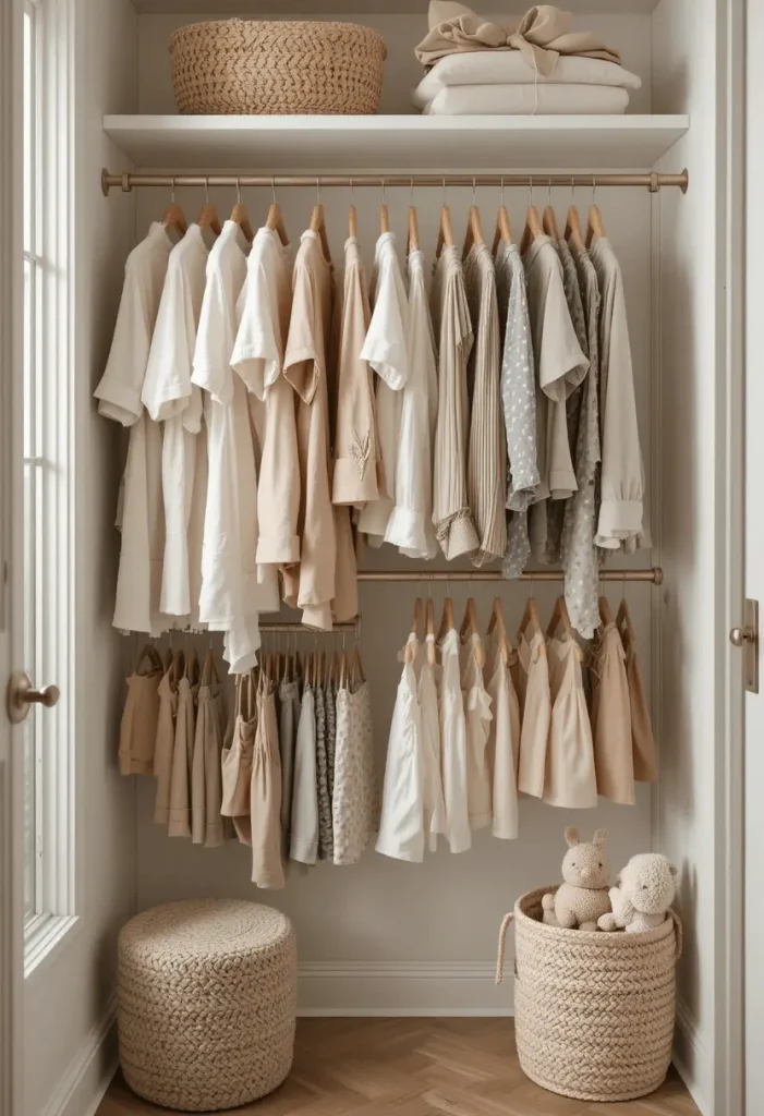 Use Double Hanging Rods