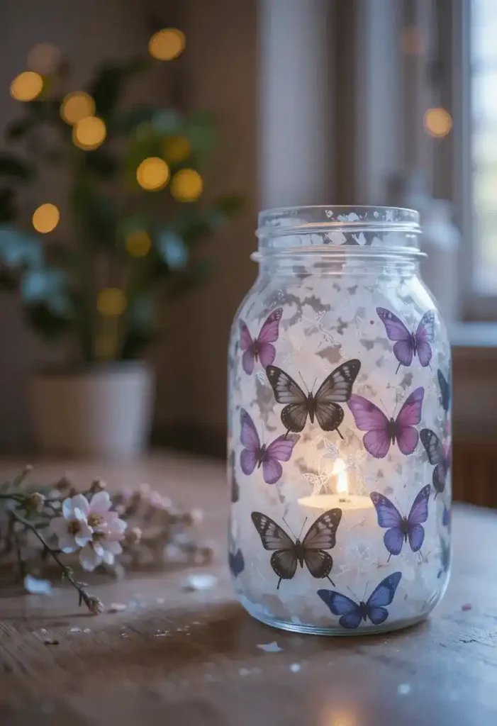 Butterfly Jar Decoration