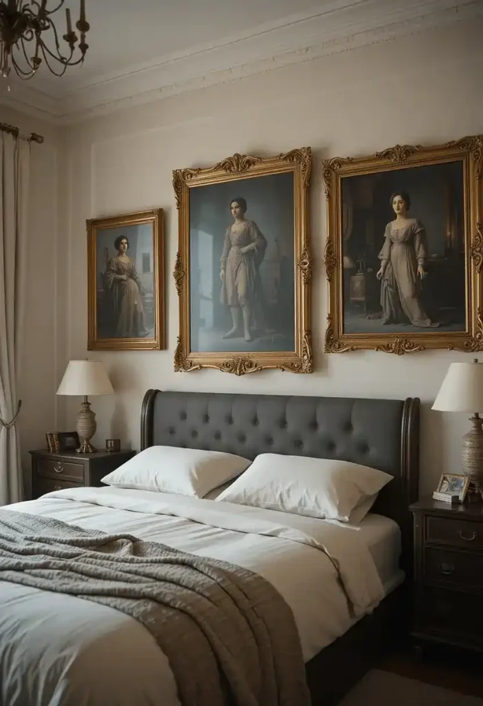 Layered Art Shelf Styling